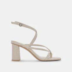PAROO HEELS IVORY LEATHER