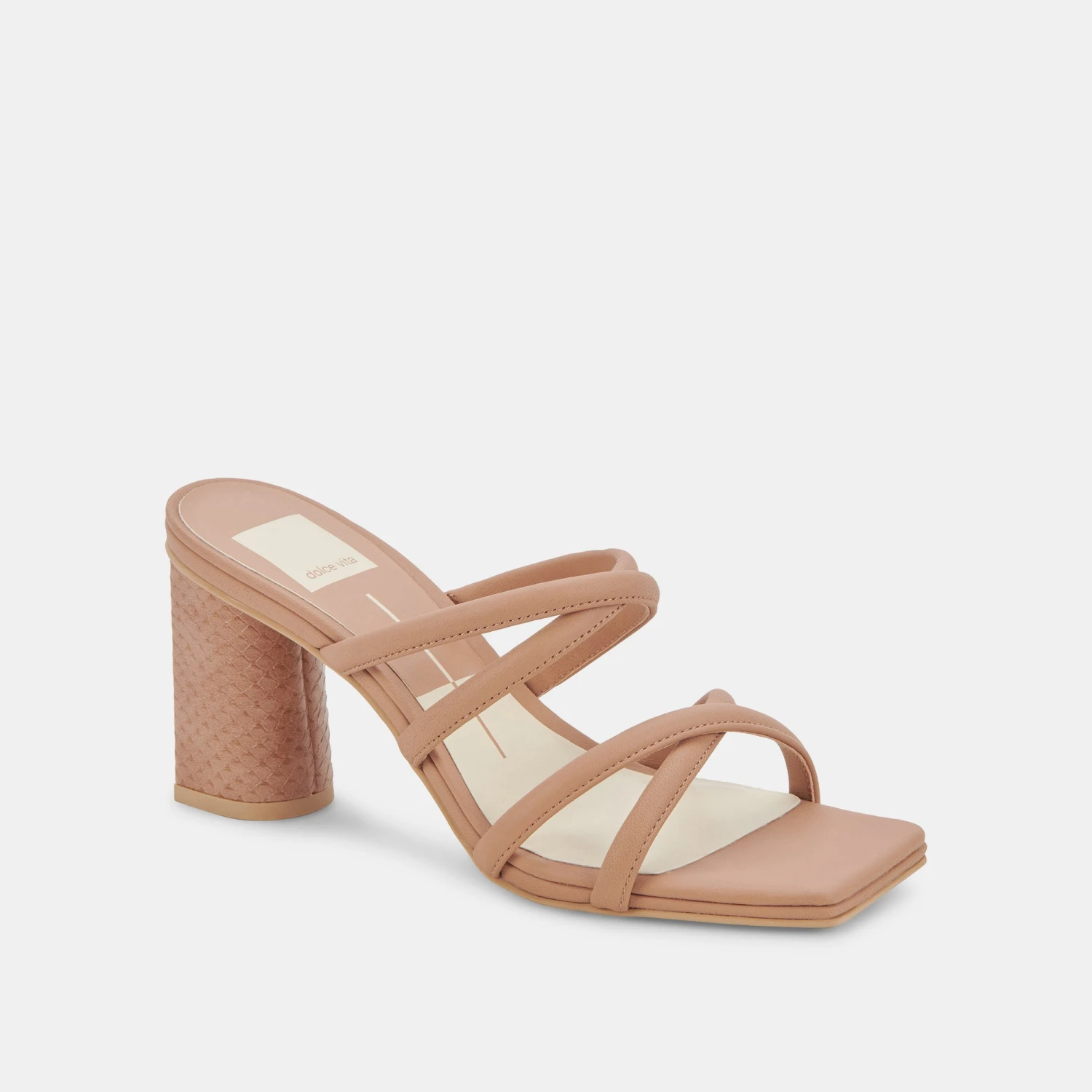 PATSI WIDE HEELS CAFE LEATHER - Image 2