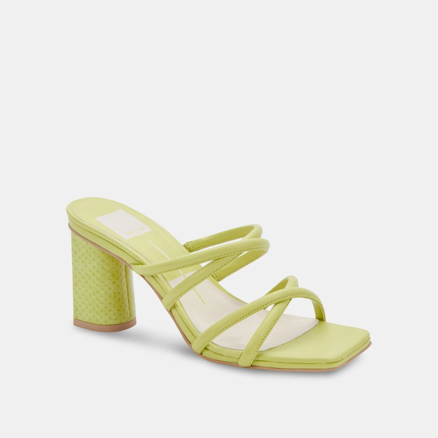 PATSI HEELS LIGHT GREEN LEATHER - Image 3