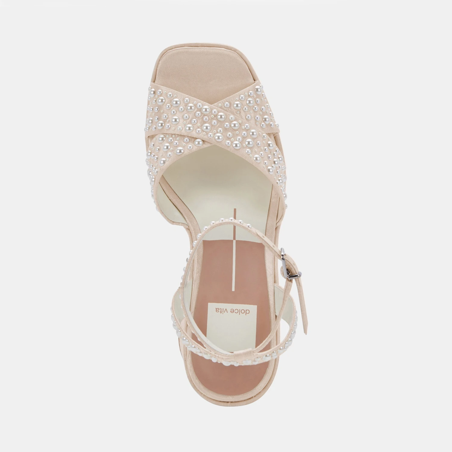 WESSI PEARL HEELS VANILLA PEARLS - Image 9