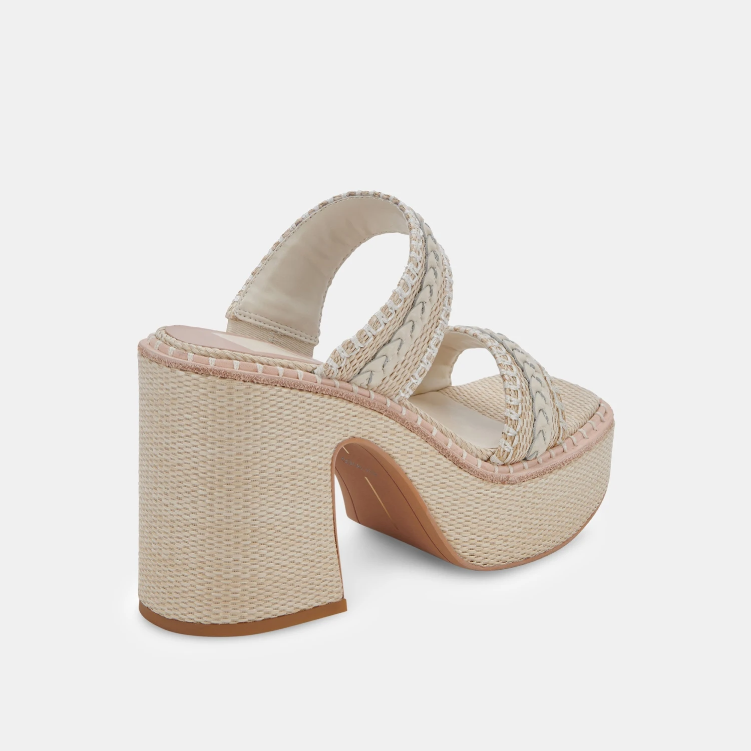 WHIM HEELS OATMEAL RAFFIA - Image 3