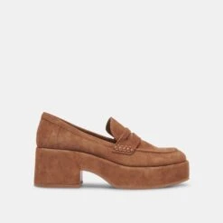 Dolce Vita YANNI LOAFERS CHESTNUT SUEDE