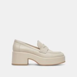 Dolce Vita YANNI LOAFERS IVORY LEATHER