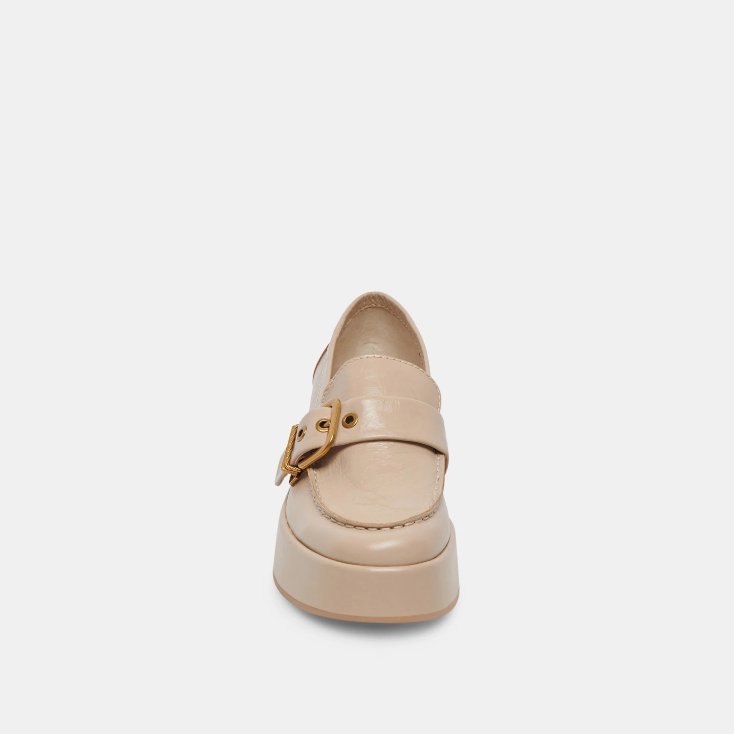 Dolce Vita YONDER LOAFERS SESAME CRINKLE PATENT - Image 6