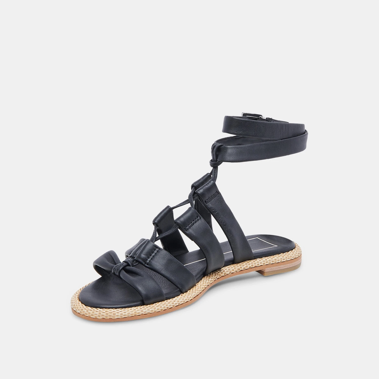 Dolce Vita ADISON SANDALS BLACK LEATHER - Image 4