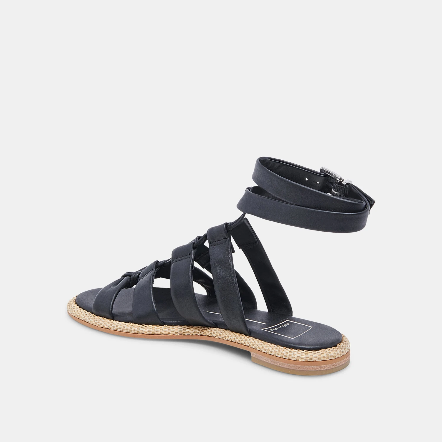 Dolce Vita ADISON SANDALS BLACK LEATHER - Image 5