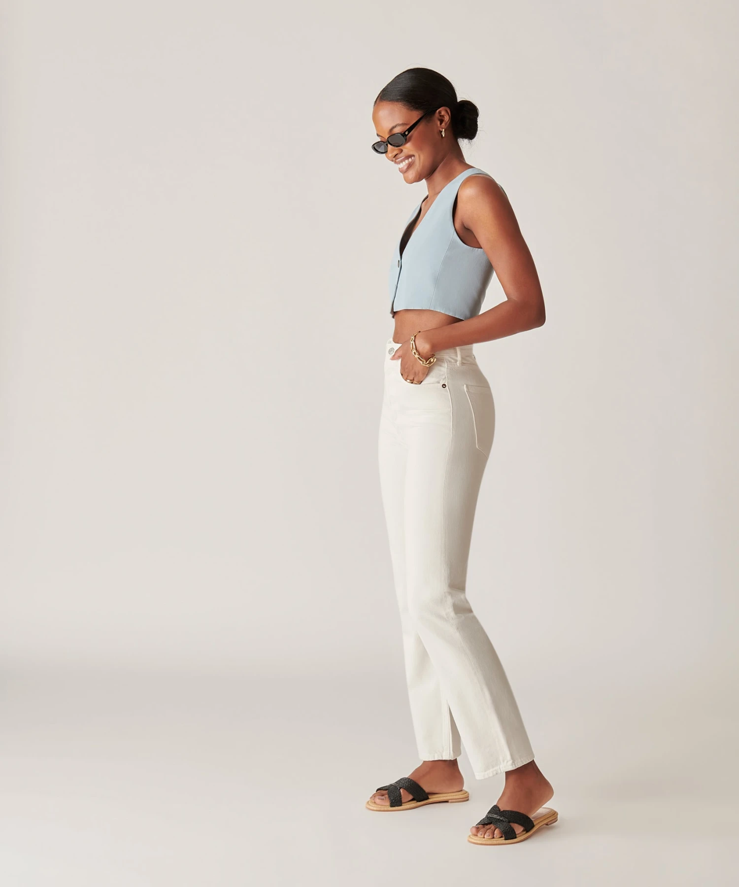 ATOMIC SANDALS BLACK RAFFIA - Image 6