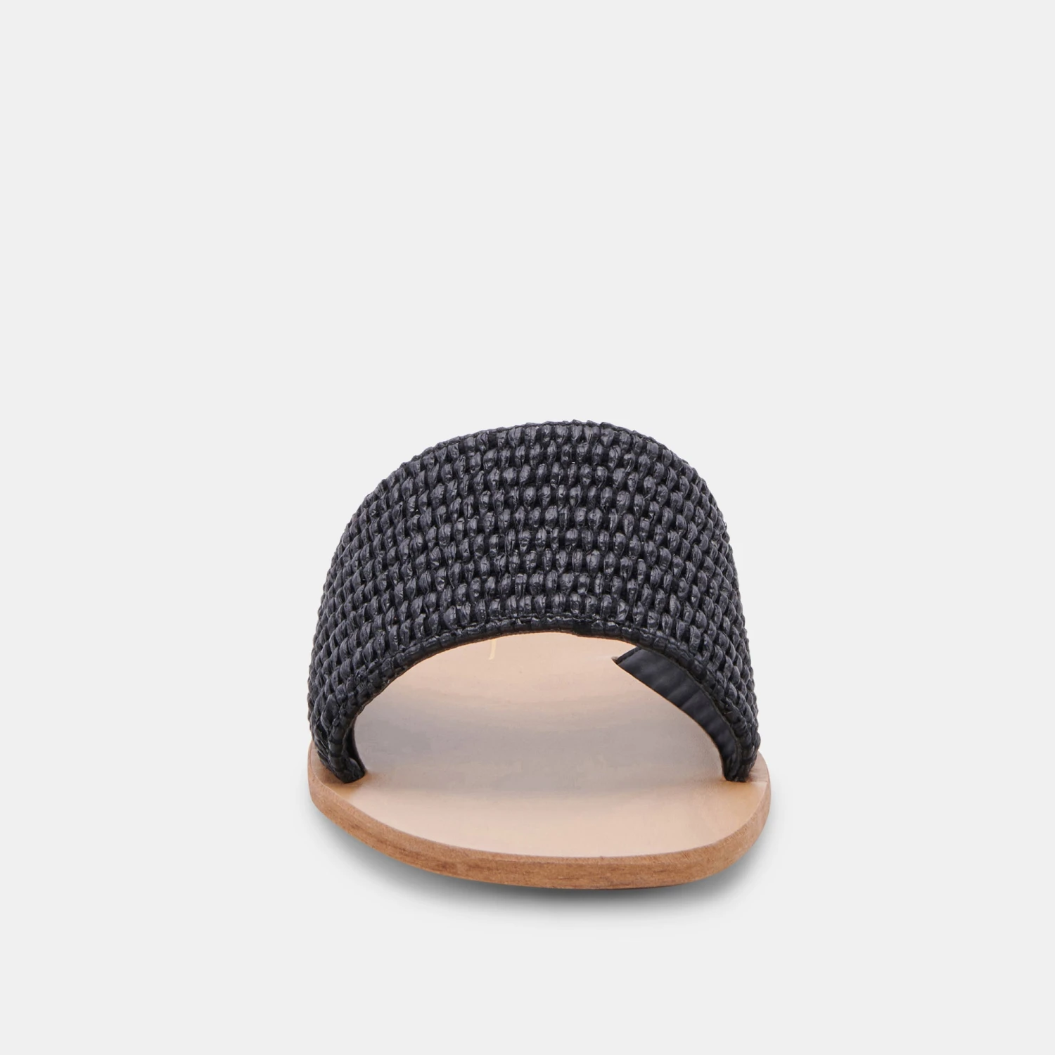 BELLE SANDALS BLACK RAFFIA - Image 6