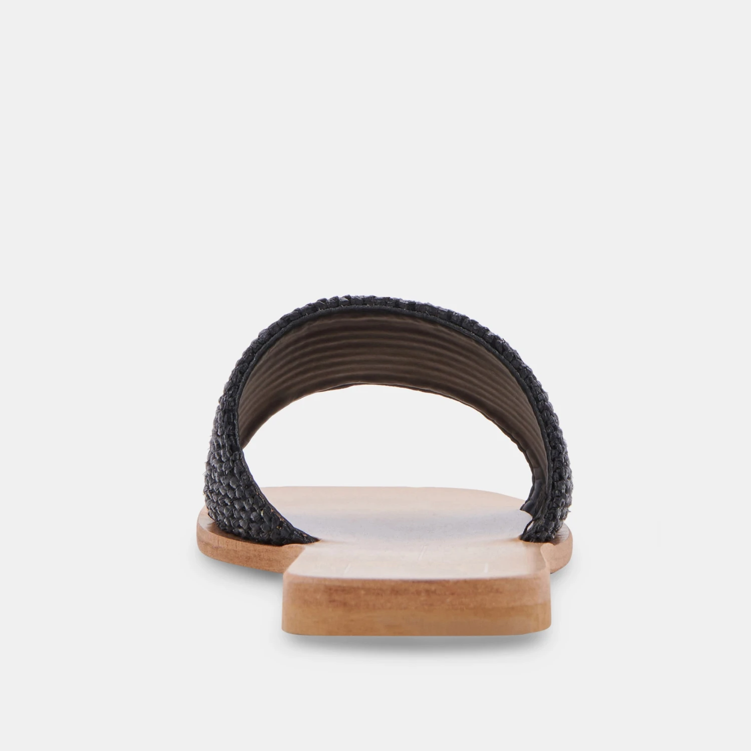 BELLE SANDALS BLACK RAFFIA - Image 7