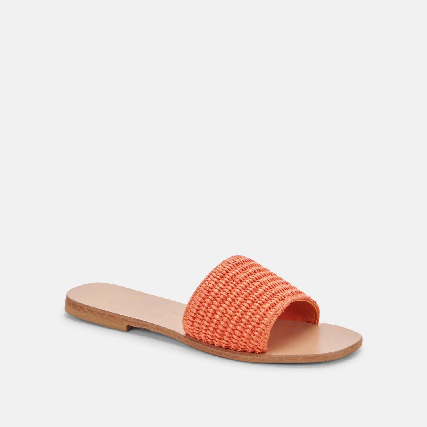 BELLE SANDALS ORANGE RAFFIA - Image 2