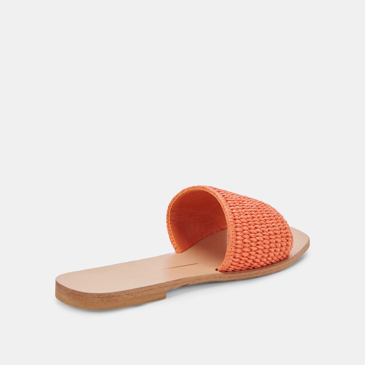 BELLE SANDALS ORANGE RAFFIA - Image 3