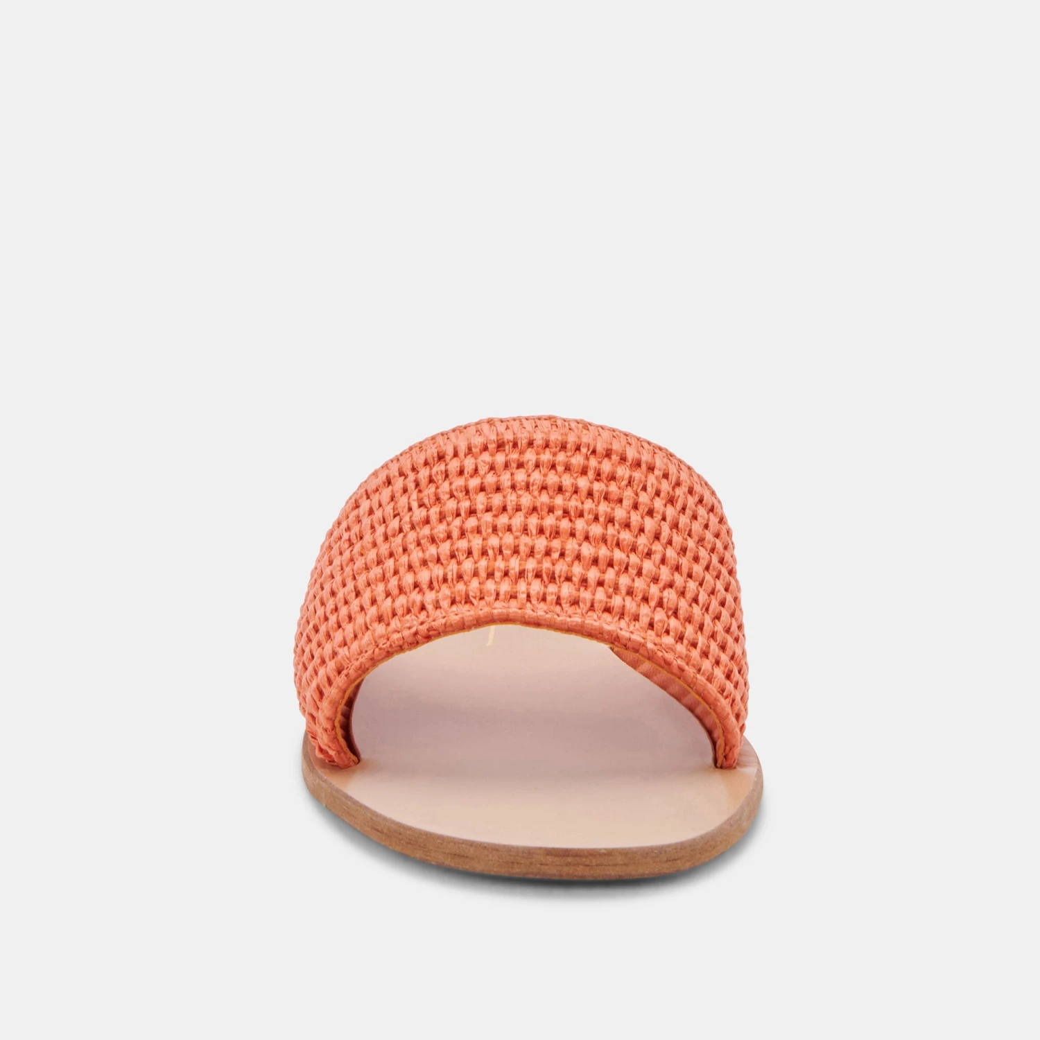 BELLE SANDALS ORANGE RAFFIA - Image 6