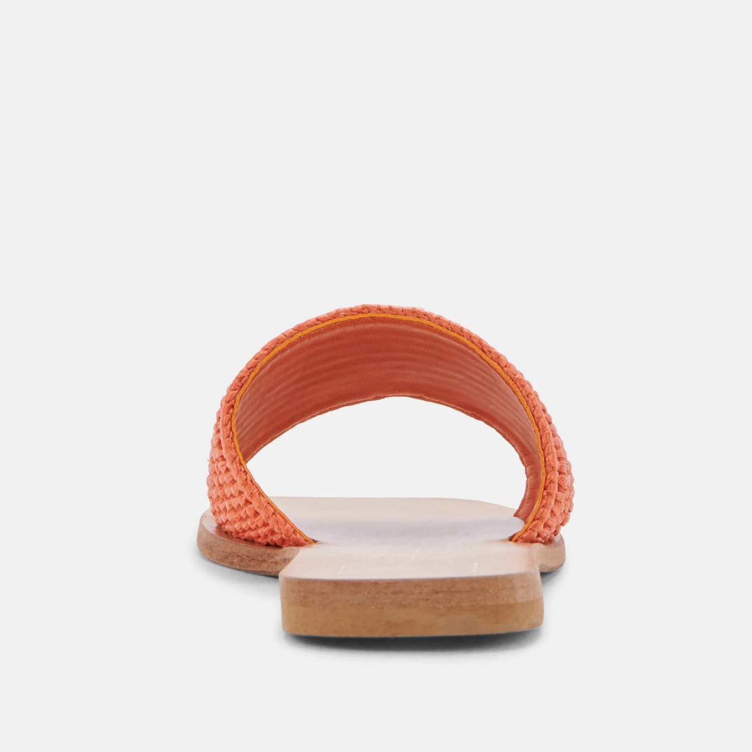 BELLE SANDALS ORANGE RAFFIA - Image 7