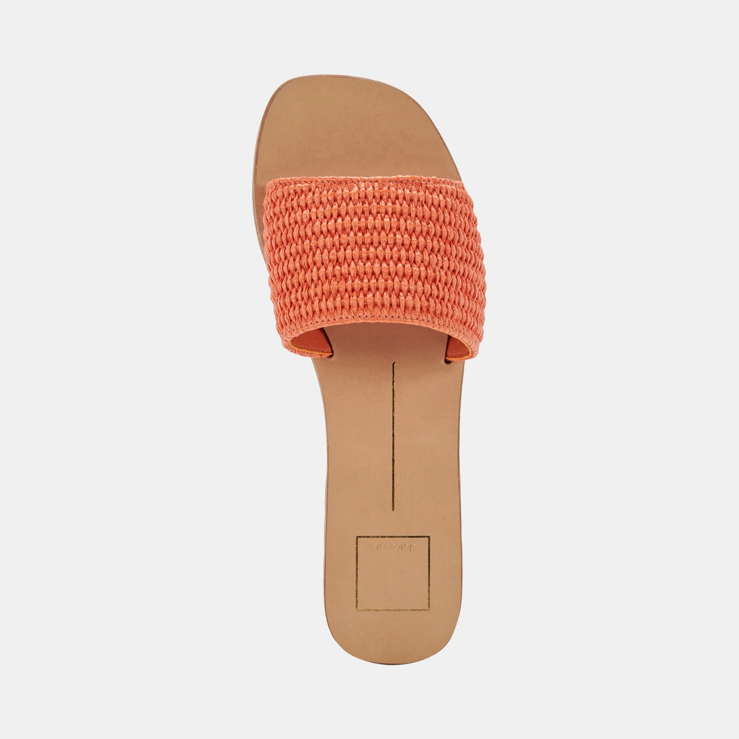 BELLE SANDALS ORANGE RAFFIA - Image 8