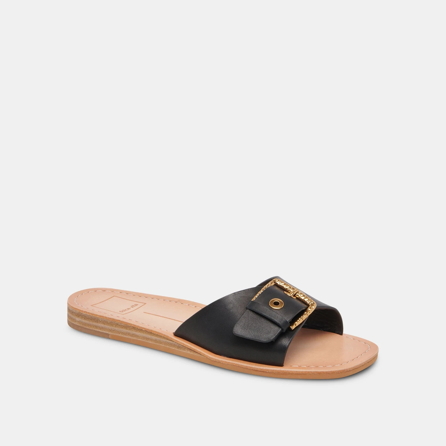 CABANA SANDALS BLACK LEATHER - Image 2
