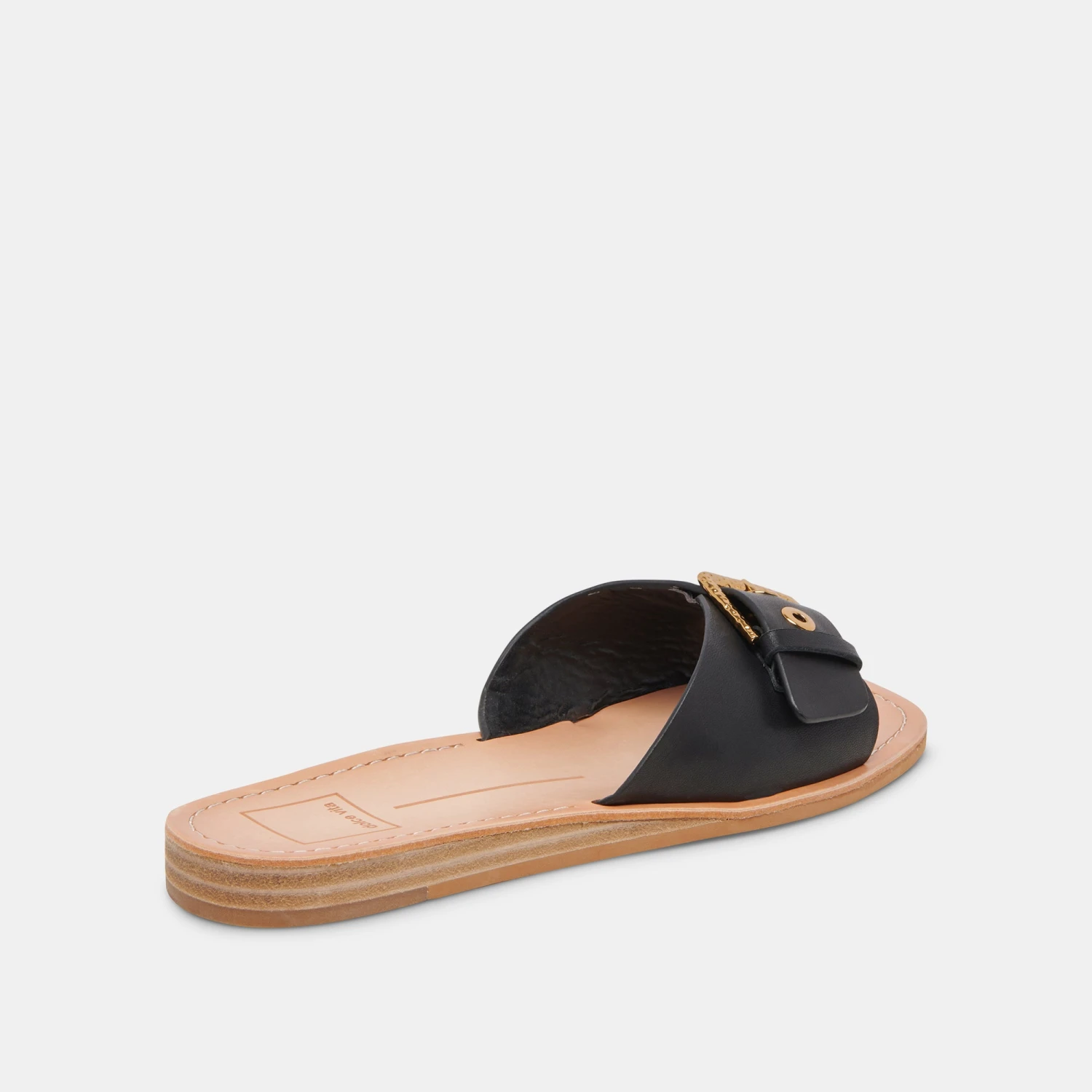 CABANA SANDALS BLACK LEATHER - Image 3