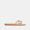 CABANA SANDALS IVORY LEATHER