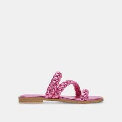 IMAN SANDALS MAGENTA METALLIC STELLA