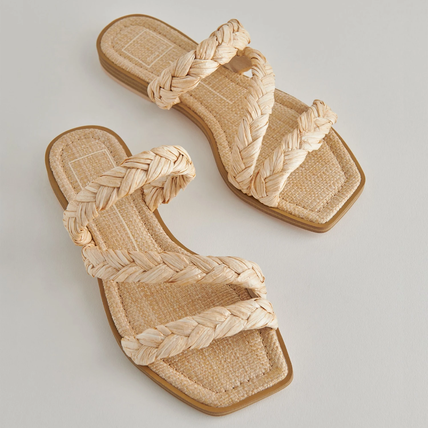 IMAN SANDALS LT NATURAL RAFFIA