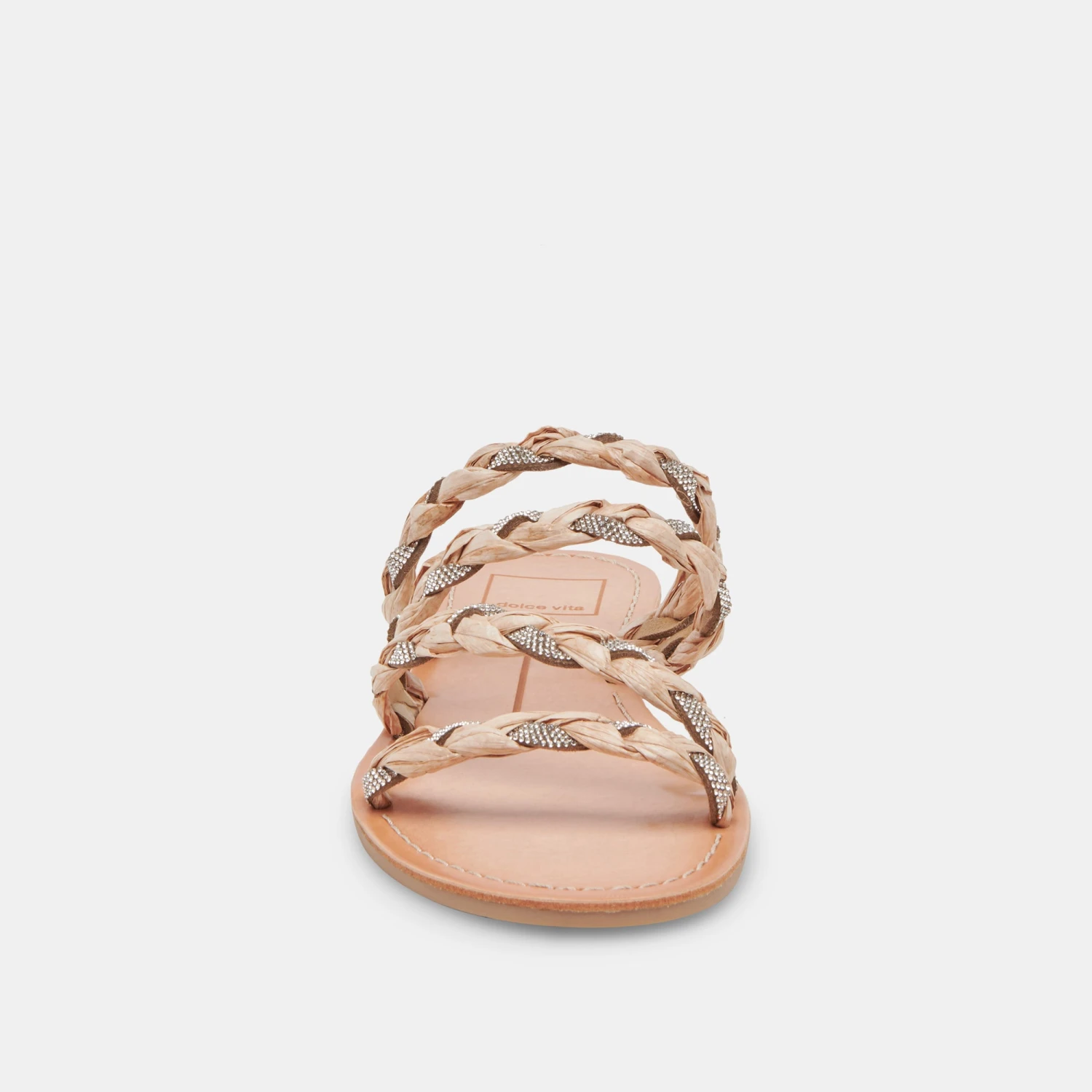 KHLOE SANDALS NATURAL RHINESTONE - Image 7