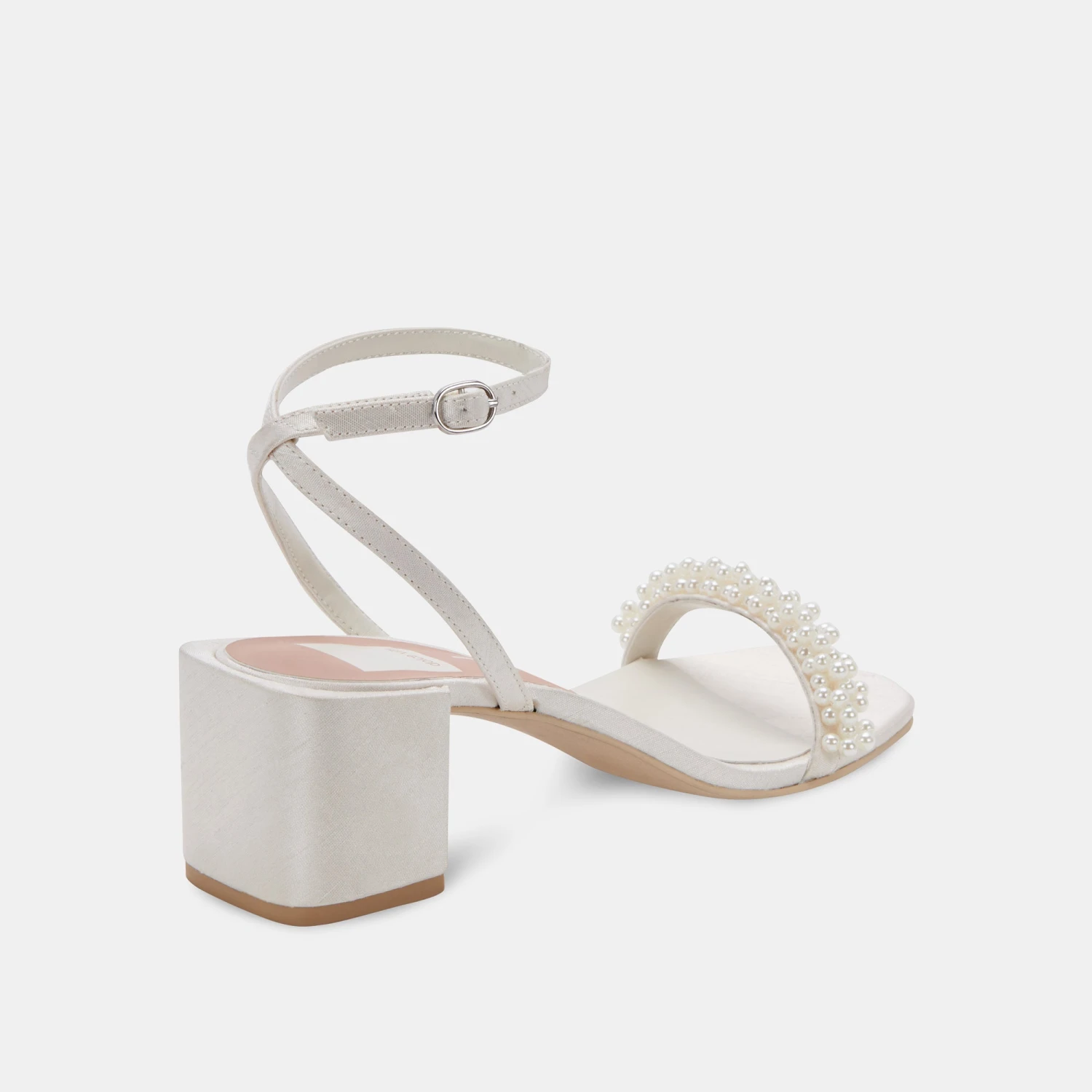 Dolce Vita ZALIMA WIDE HEELS VANILLA PEARLS - Image 5