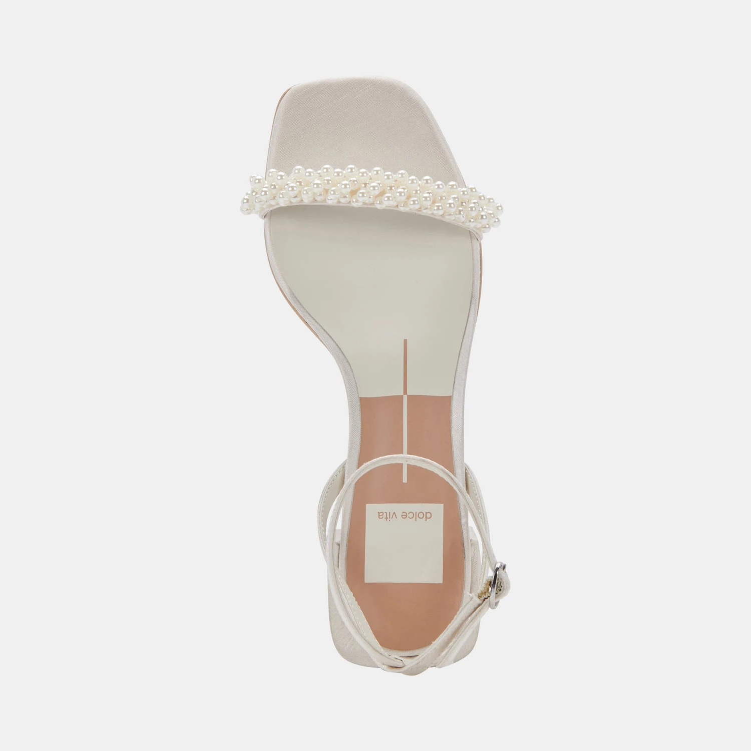 Dolce Vita ZALIMA WIDE HEELS VANILLA PEARLS - Image 11