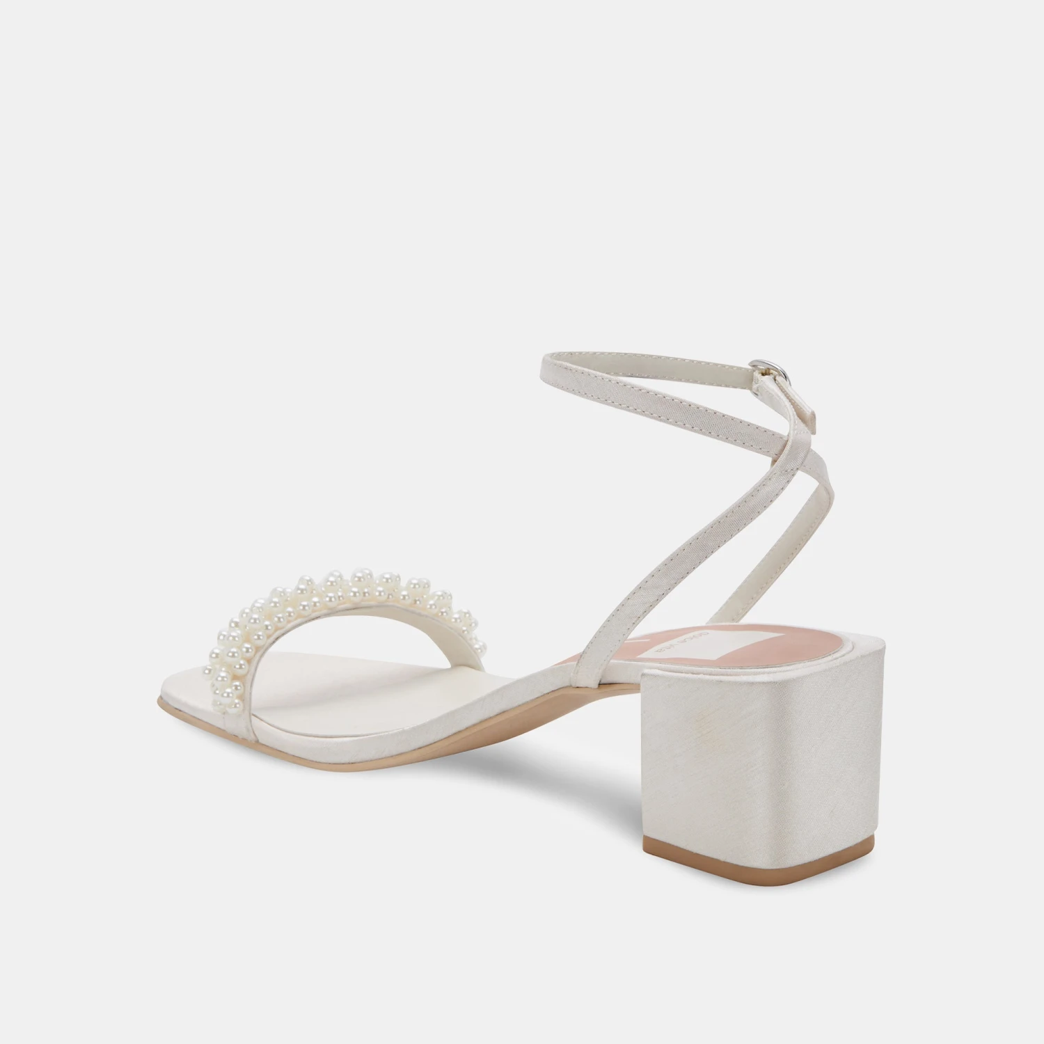 Dolce Vita ZALIMA WIDE HEELS VANILLA PEARLS - Image 8