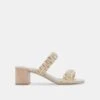 ZENO SANDALS LT NATURAL RAFFIA