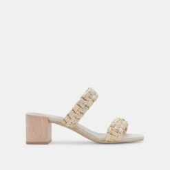 ZENO SANDALS LT NATURAL RAFFIA