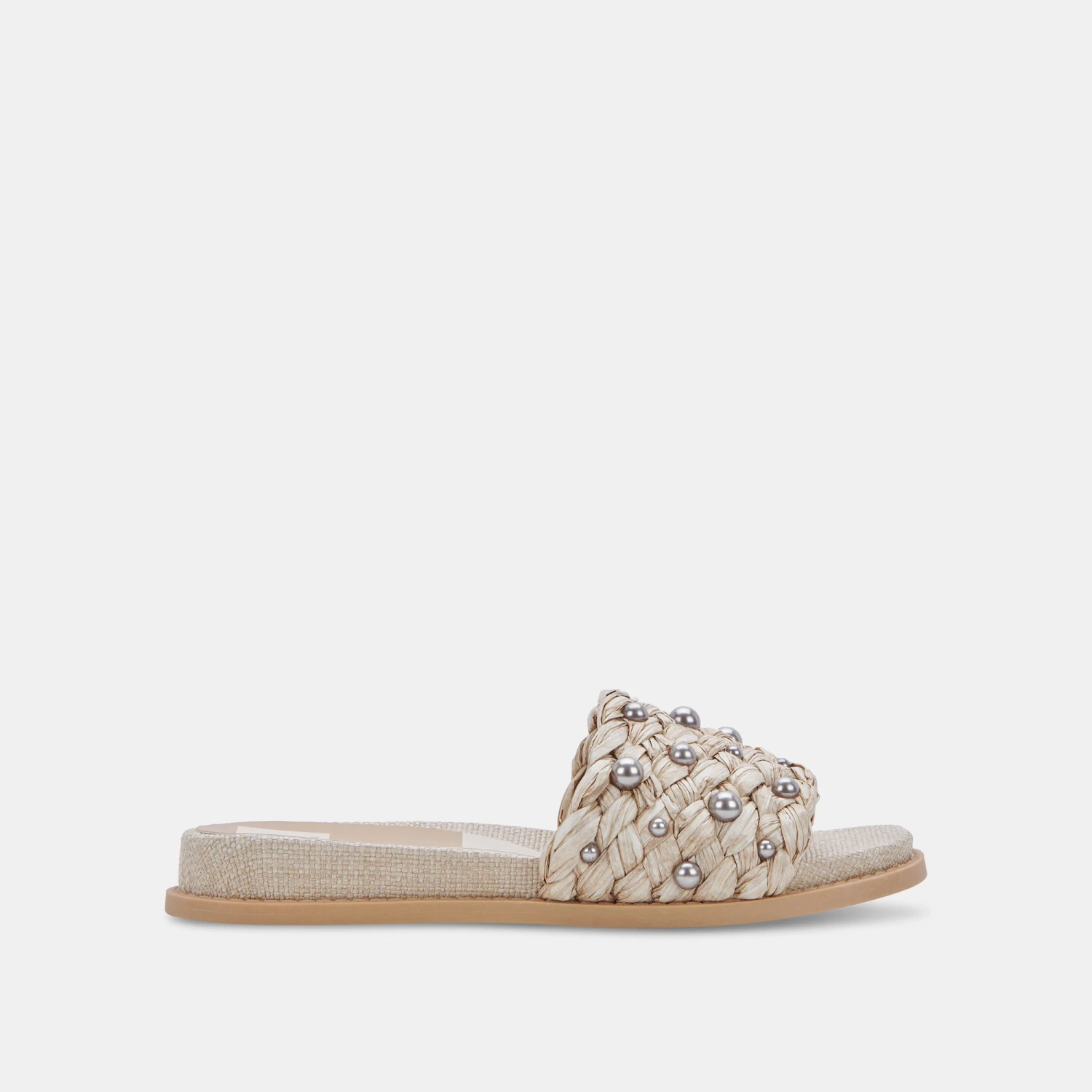 GRAZIE PEARL SANDALS OATMEAL RAFFIA