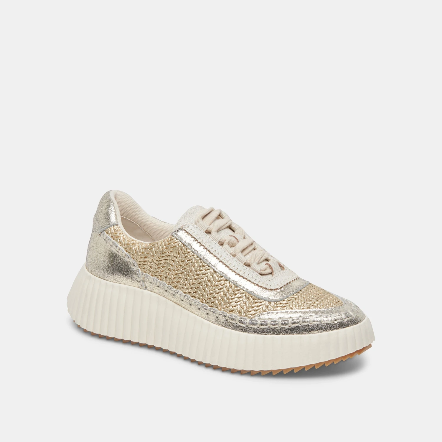 Dolce Vita DOLEN SNEAKERS GOLD KNIT - Image 4