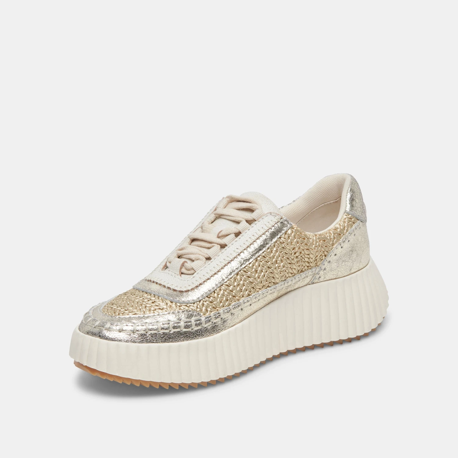 Dolce Vita DOLEN SNEAKERS GOLD KNIT - Image 9