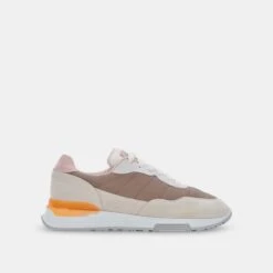 DOLCE VITA X GREATS EVANA SNEAKERS TAUPE MULTI SUEDE