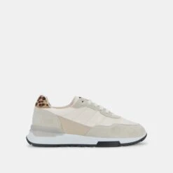 DOLCE VITA X GREATS EVANA SNEAKERS WHITE MULTI SUEDE