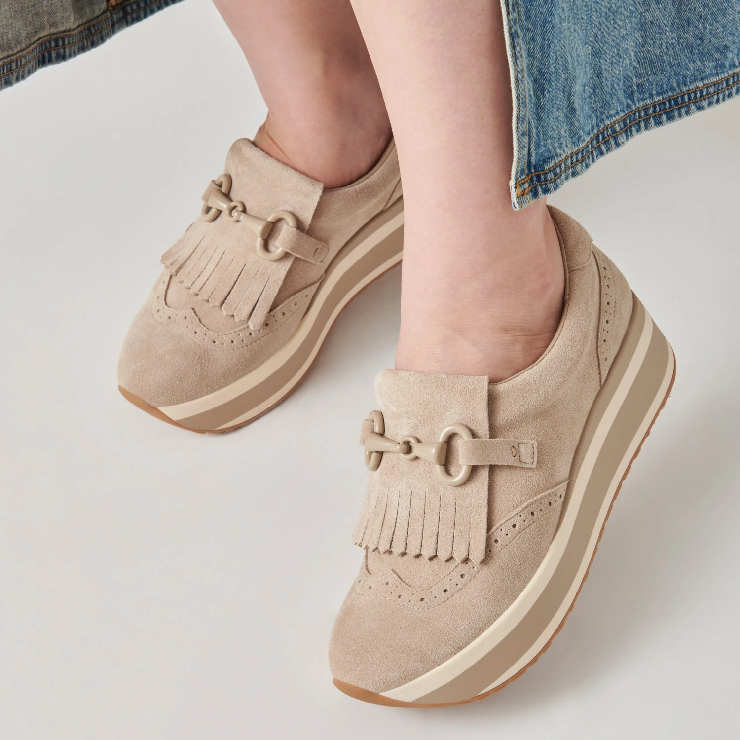 Dolce Vita JHAX SNEAKERS ALMOND SUEDE - Image 7