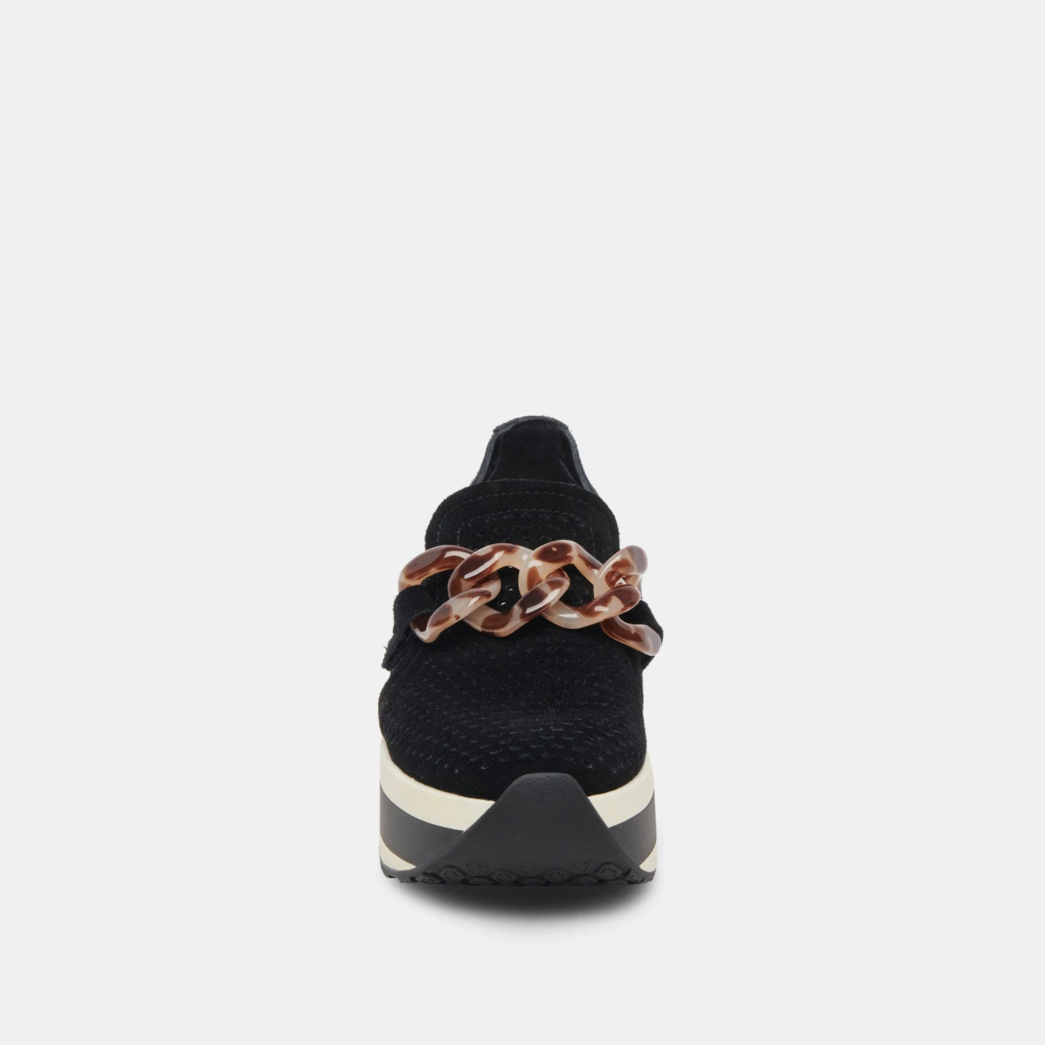 Dolce Vita JHENEE PERFORATED SNEAKERS ONYX SUEDE - Image 6