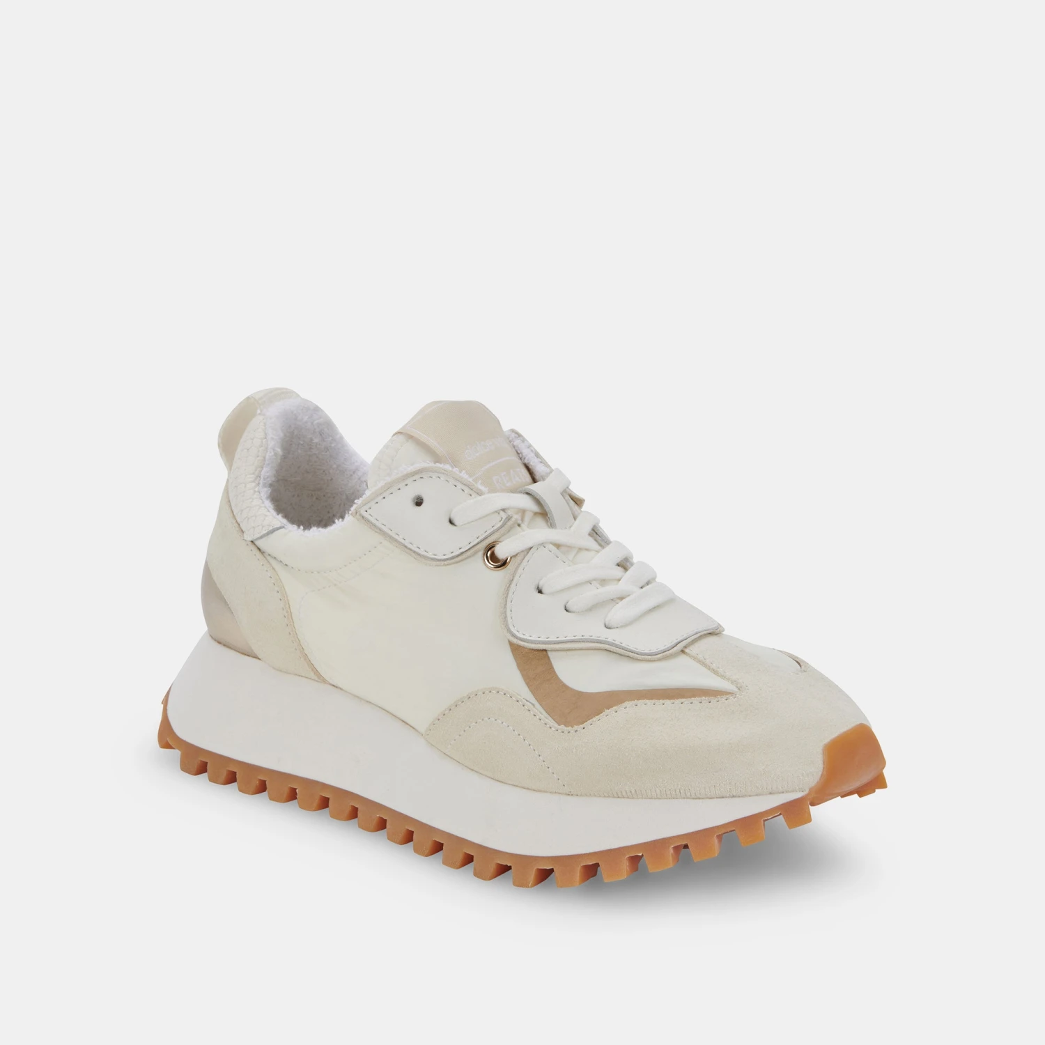 DOLCE VITA X GREATS REUBIN SNEAKERS WHITE NYLON - Image 2