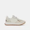 DOLCE VITA X GREATS REUBIN SNEAKERS WHITE NYLON