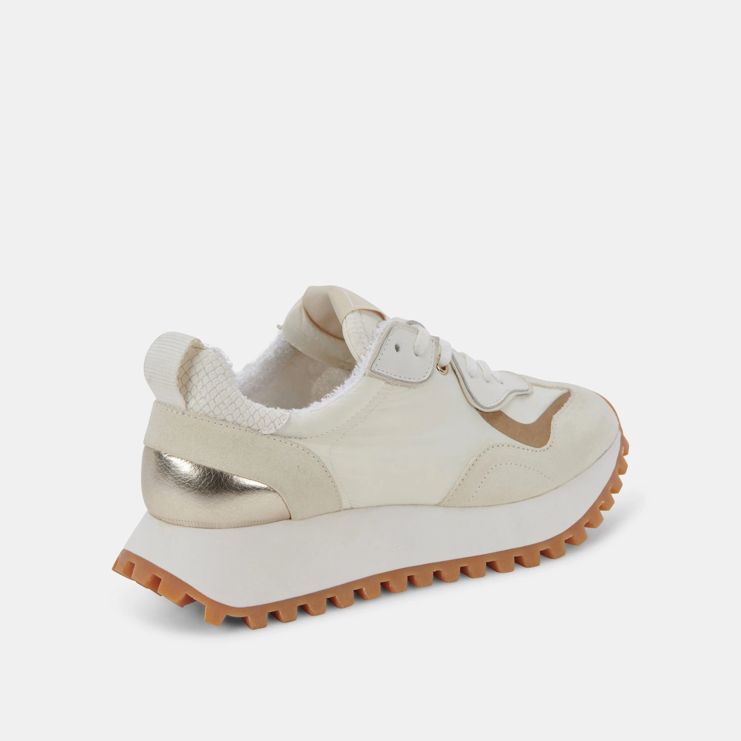 DOLCE VITA X GREATS REUBIN SNEAKERS WHITE NYLON - Image 3
