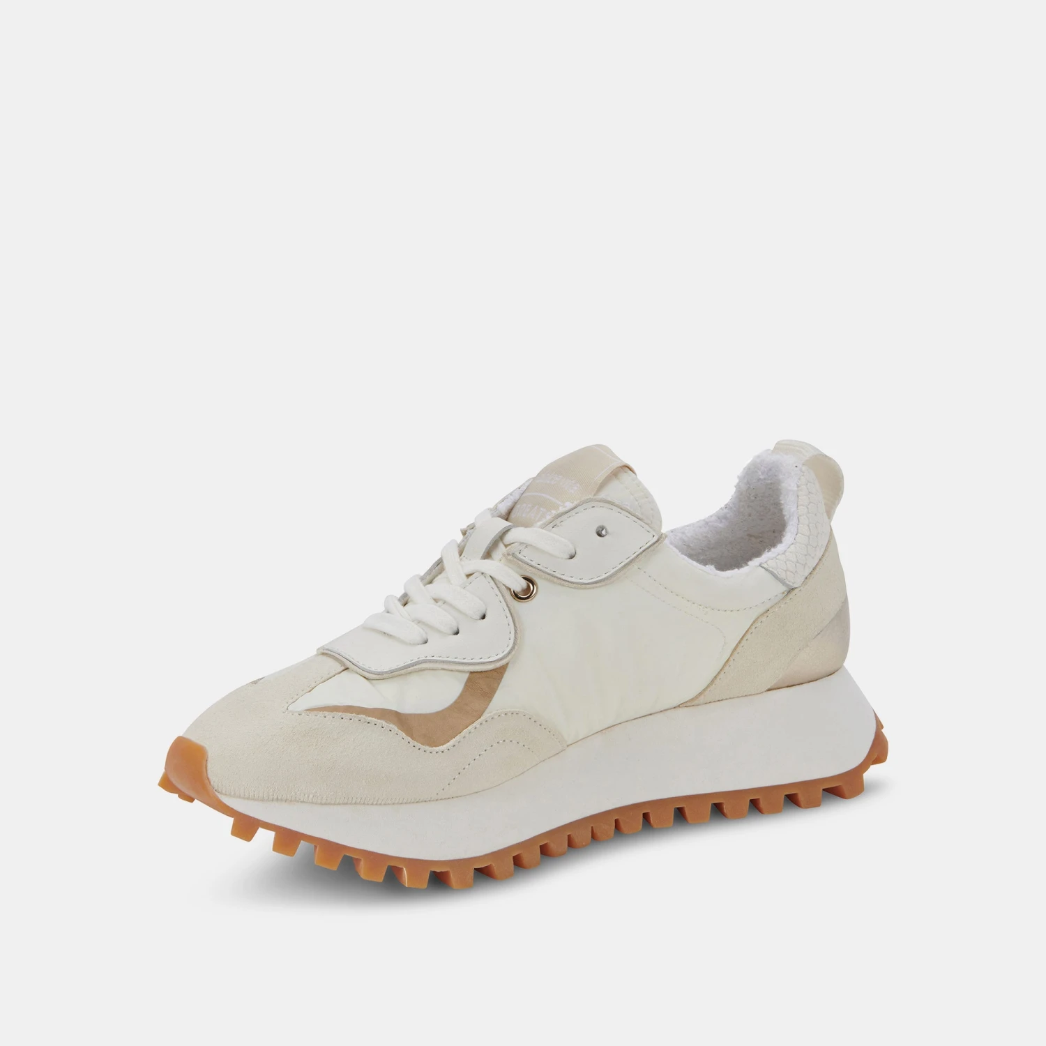 DOLCE VITA X GREATS REUBIN SNEAKERS WHITE NYLON - Image 4