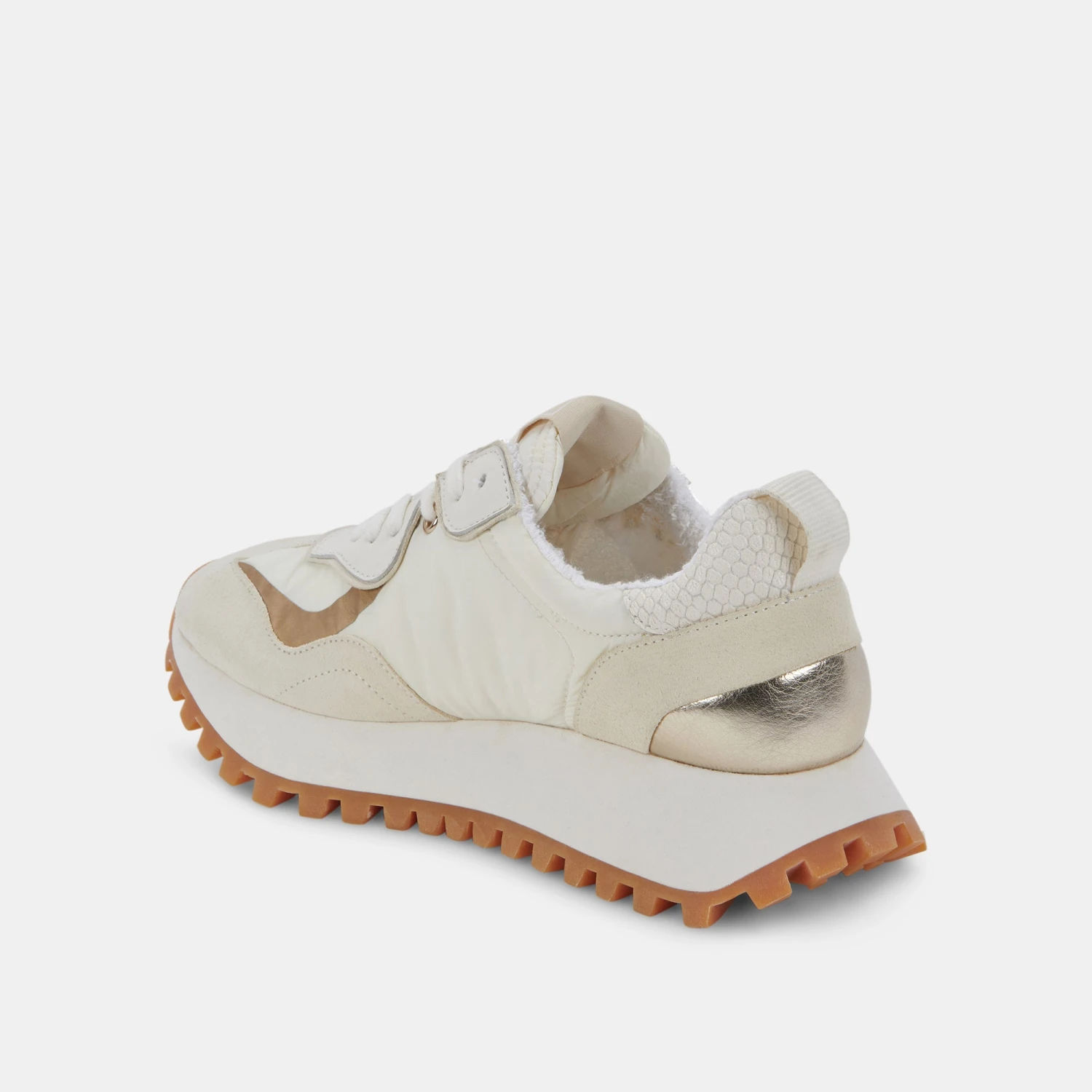 DOLCE VITA X GREATS REUBIN SNEAKERS WHITE NYLON - Image 5