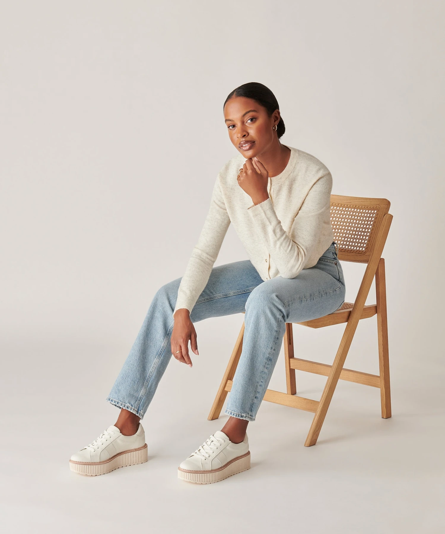 TIGER SNEAKERS WHITE LEATHER - Image 16