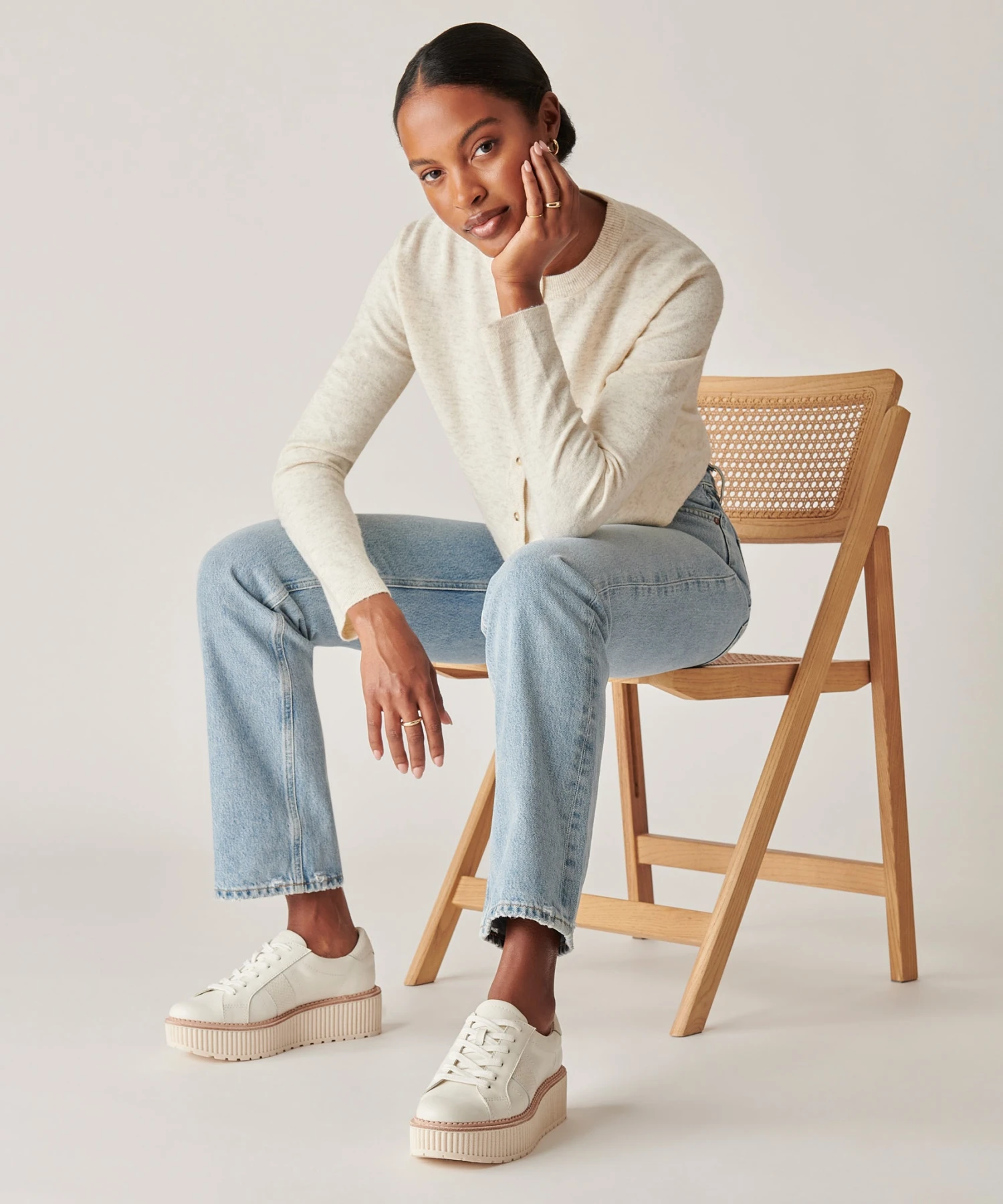 TIGER SNEAKERS WHITE LEATHER - Image 14