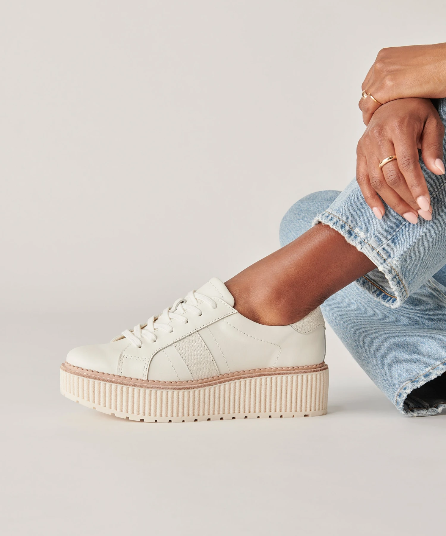 TIGER SNEAKERS WHITE LEATHER - Image 18