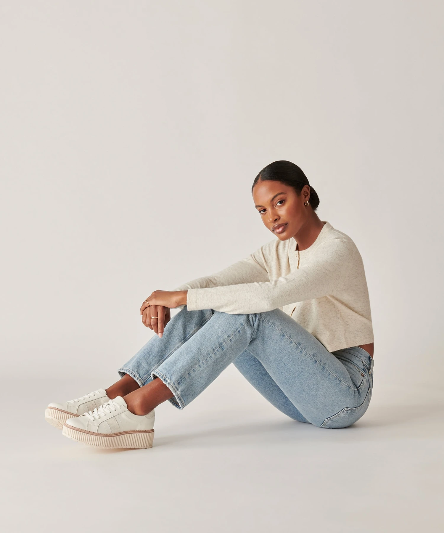 TIGER SNEAKERS WHITE LEATHER - Image 4