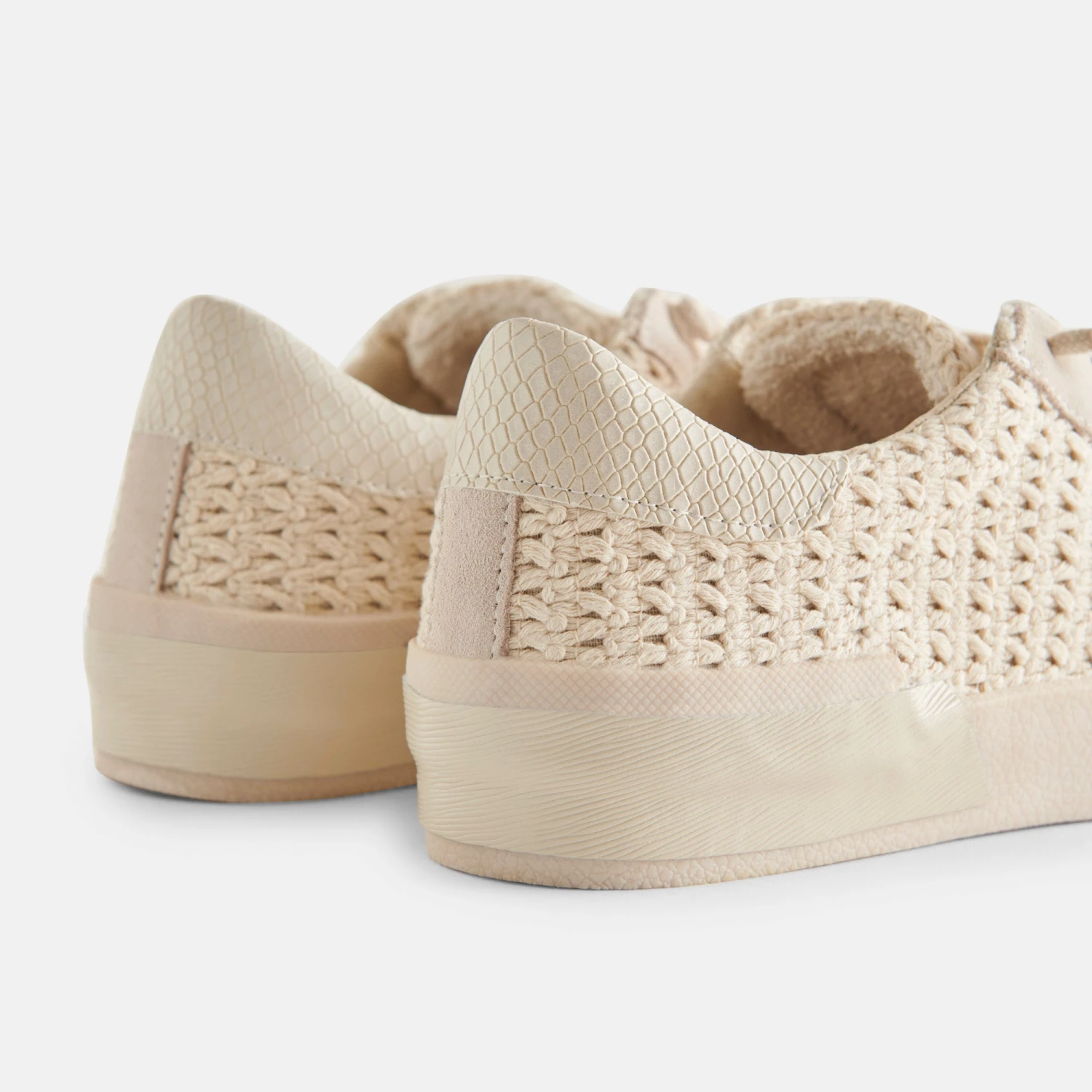 Dolce Vita ZINA CROCHET SNEAKERS SANDSTONE CROCHET - Image 6