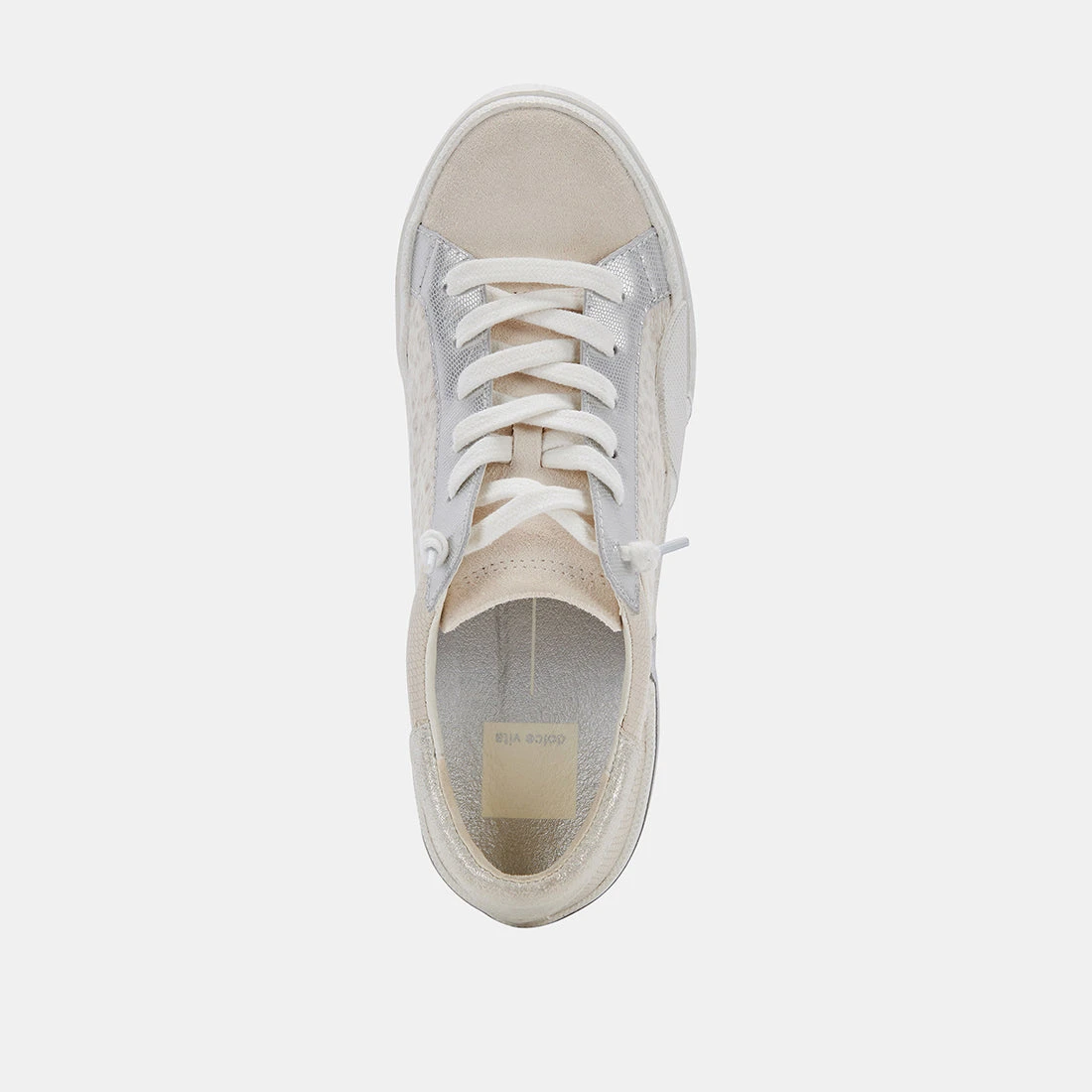 ZINA SNEAKERS CREAM LEOPARD PRINT SUEDE - Image 8