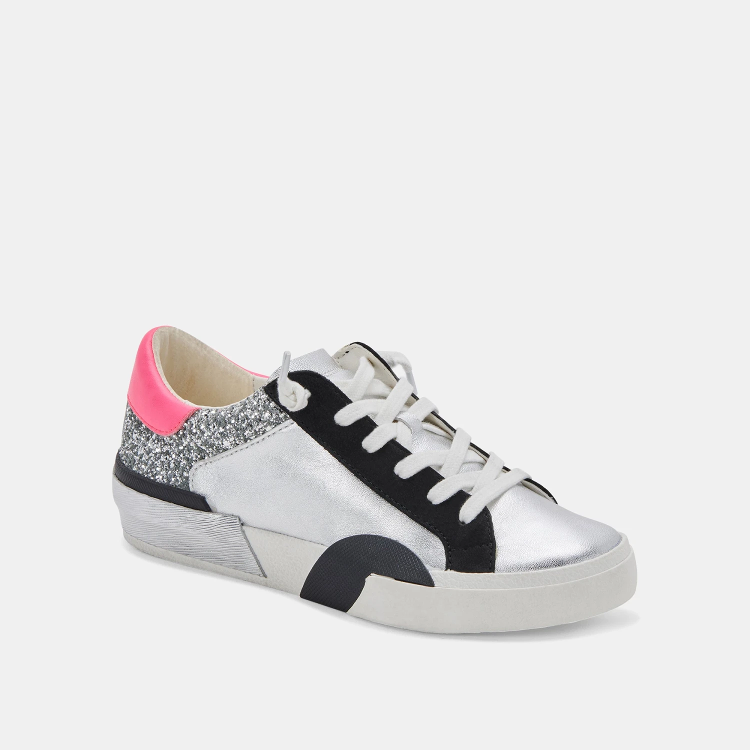 ZINA SNEAKERS DK SILVER LEATHER - Image 3