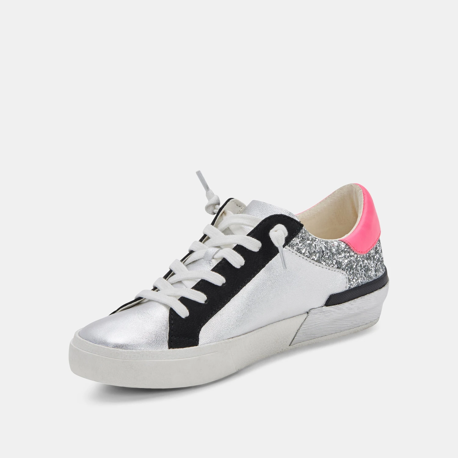 ZINA SNEAKERS DK SILVER LEATHER - Image 5