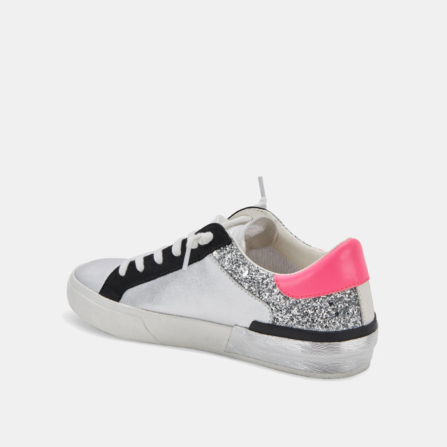 ZINA SNEAKERS DK SILVER LEATHER - Image 6